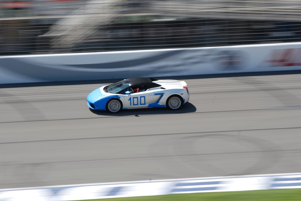 White Lamborghini Gallardo Spyder_Festival of Speed_Auto Club Speedway_April 21, 2012