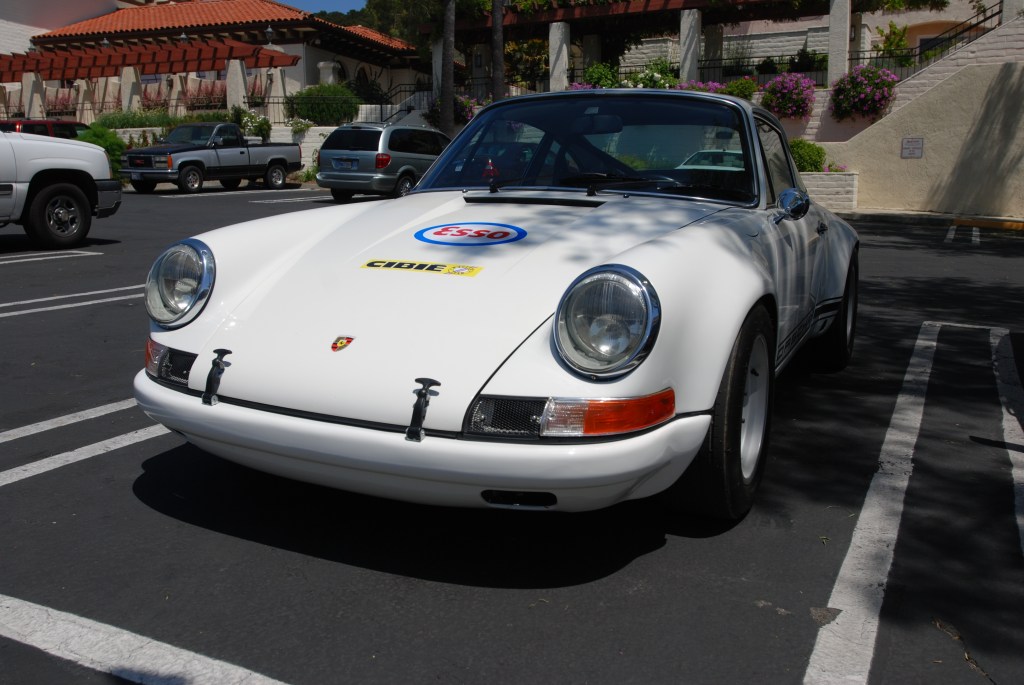 White 1970's Porsche 911ST clone_ front view_RGruppe Solvang Treffen _May 5, 2012