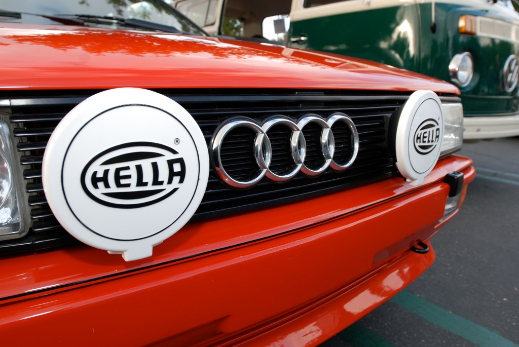 Red 1980's Audi Quattro_Cars&Coffee_5/28/12 Red 1980's Audi Quattro_Cars&Coffee_5/28/12