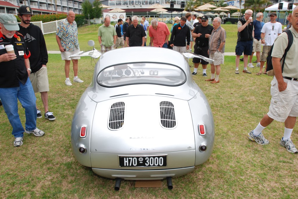 356 Registry_ #44 Glocker-Porsche_ rear view _Dana Point concours _July 15, 2012