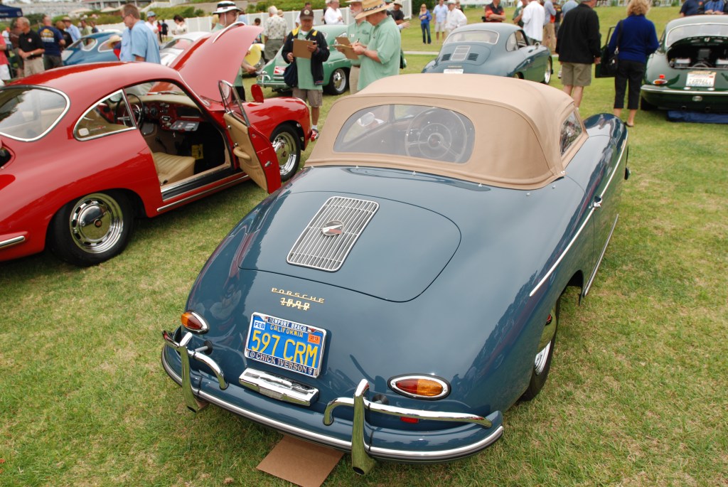 Porsche 356 Registry_ judging underway_Dana Point concours _July 15, 2012