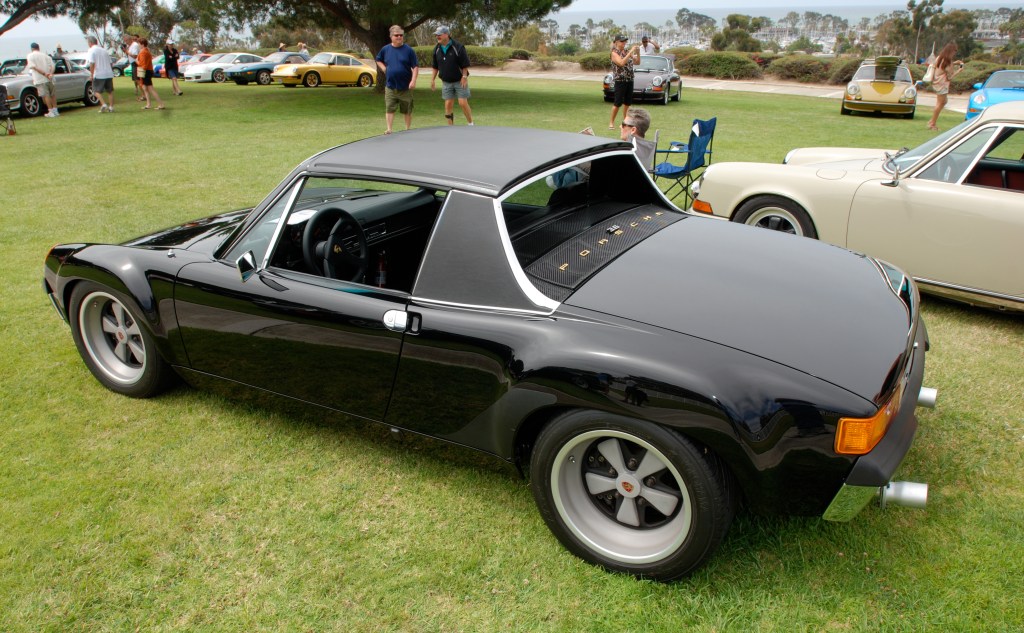 356 Registry_ Black Porsche 914/6 GT_side view_Dana Point concours _July 15, 2012