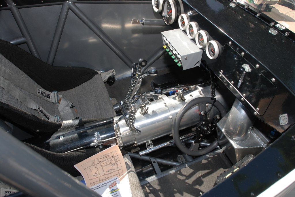 White twin turbocharged roadster_interior detail_12th Annual Uptown Whittier Car Show_August 18, 2012 White twin turbocharged roadster_interior detail_12th Annual Uptown Whittier Car Show_August 18, 2012