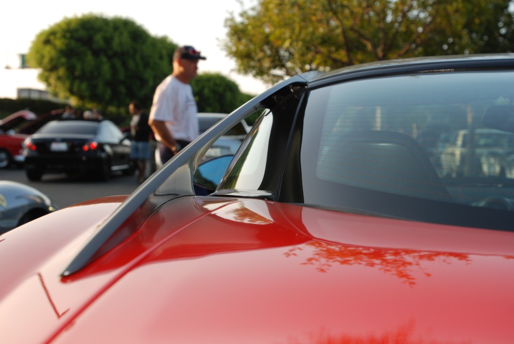 Roof detail - flying buttress_Red Ferrari 599GTO_Cars&Coffee / Irvine_July 28, 2012 Roof detail - flying buttress_Red Ferrari 599GTO_Cars&Coffee / Irvine_July 28, 2012
