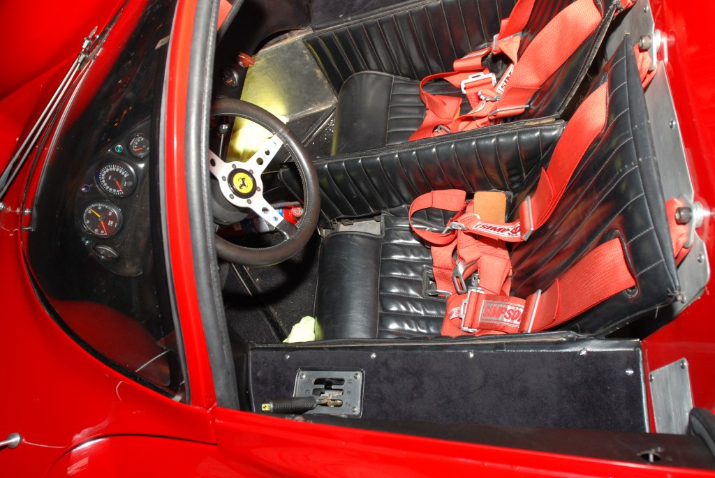 Ferrari 330 P4 recreation_interior /drivers side_Cars&Coffee_September 29, 2012