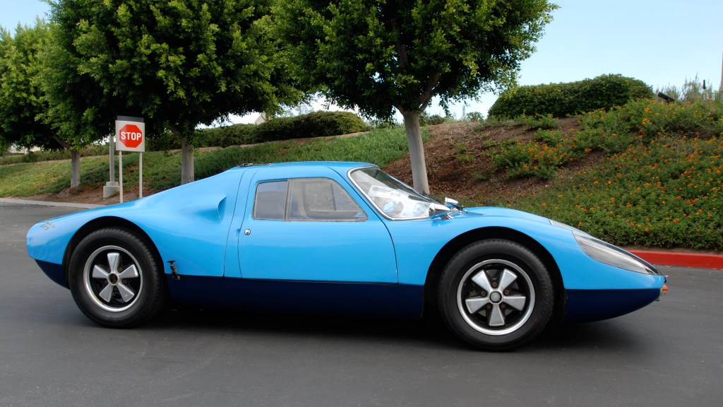 Blue 1964 Porsche 904 Carrera GTS_side view_Cars&Coffee_September 29, 2012