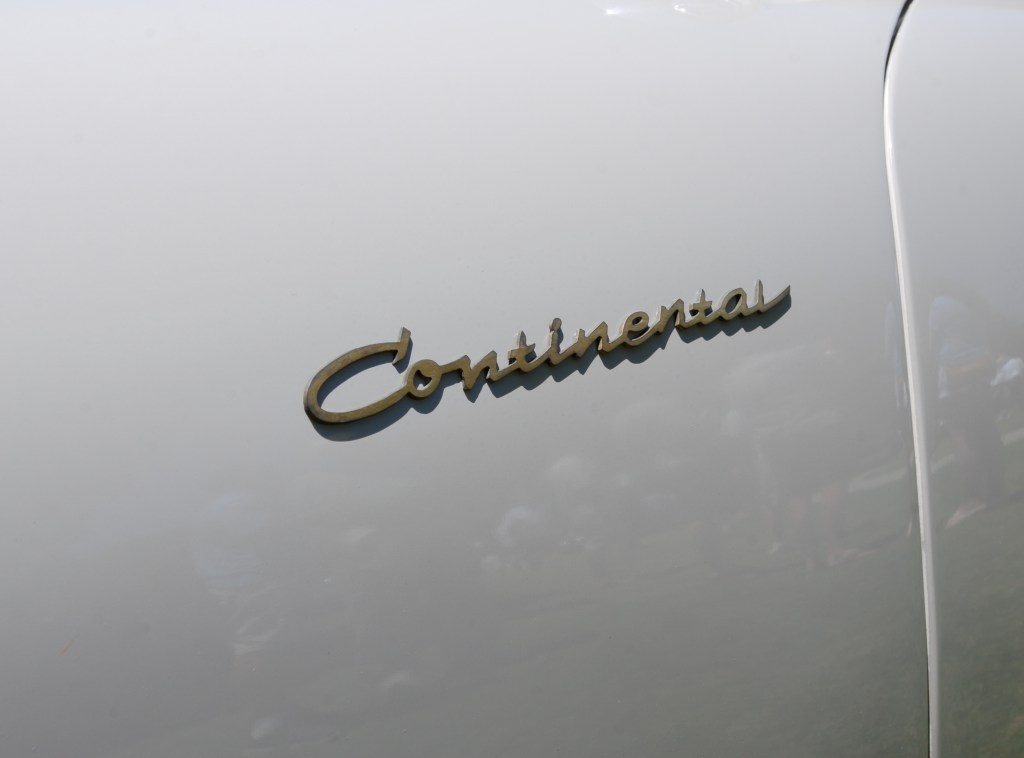  1955 Porsche Continental coupe_front fender badging detail_Cars&Coffee_October 6. 2012