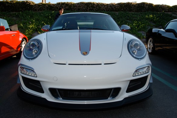 2011 white Porsche GT3 RS4.0_front view_Cars&Coffee, Irvine 2011 white Porsche GT3 RS4.0_front view_Cars&Coffee, Irvine_DSC_0105