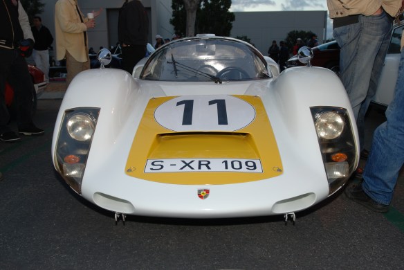 White 1966 Porsche 906 race car_ front view _Cars&Coffee/Irvine_December 29, 2012_DSC_0535