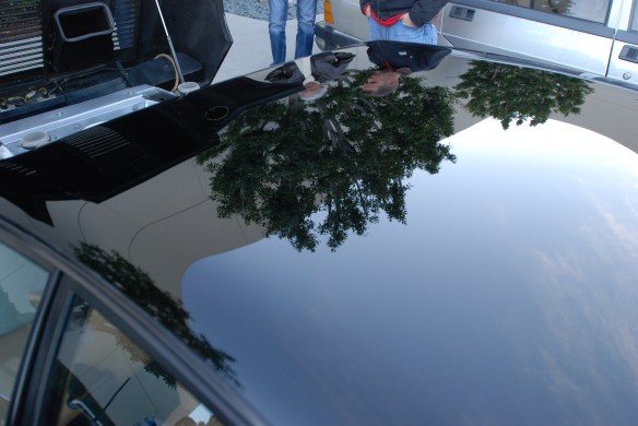 Black Ferrari 512 BB_Cars&Coffee/Irvine_ roof reflections_January 12, 2013