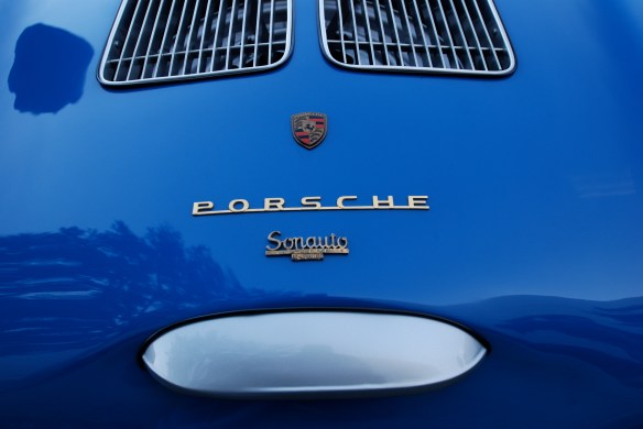 Blue 1955 Porsche 550 Spyder_ rear deck details _Cars&Coffee/Irvine_February 16, 2013