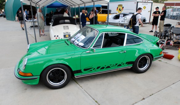 Viper Green 1973 Porsche 911 RS tribute_ CPR Classics_side view  _Phoenix club all Porsche Swap & Display_3/03/13