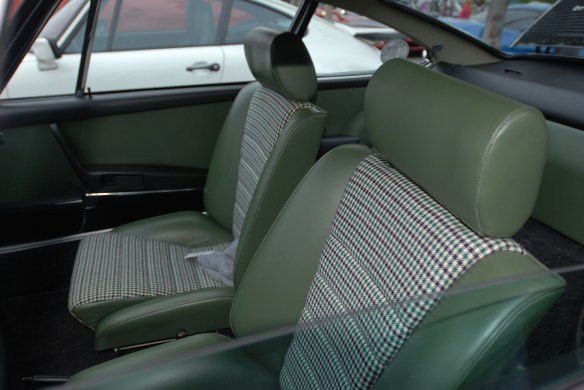 Black 1973 Porsche 911E _with unique, partial green leather interior_cars&coffee/irvine_3/16/13 Black 1973 Porsche 911E _with unique, partial green leather interior_cars&coffee/irvine_3/16/13