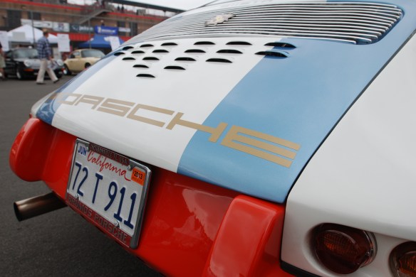 Magnus Walker 1972 Porsche 911STR 002 _Rear decklid detail_California Festival of Speed_April 6, 2013
