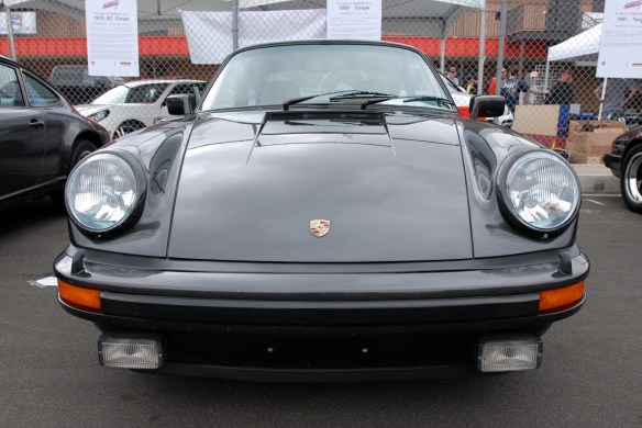 50th anniversary  of the Porsche 911 display_ 1980 911 Weissach edition coupe / front view _California Festival of Speed_April 6, 2013