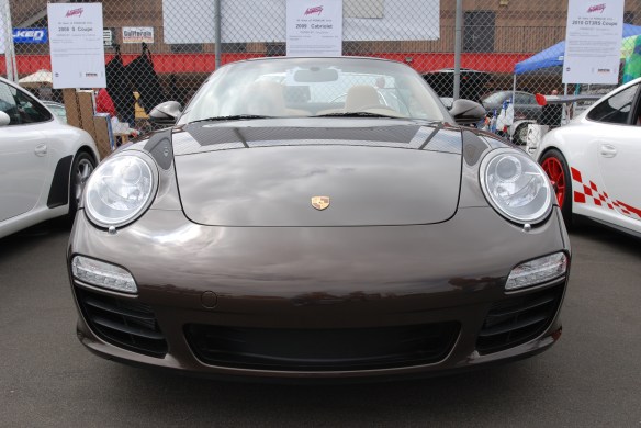 50th anniversary  of the Porsche 911 display_ 2009 911 Cabriolet / front view_California Festival of Speed_April 6, 2013
