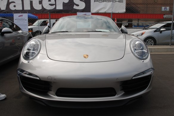 50th anniversary  of the Porsche 911 display_Platinum colored 2013 911 Carrera S  / front view _California Festival of Speed_April 6, 201350th anniversary  of the Porsche 911 display_Platinum colored 2013 911 Carrera S _front view_California Festival of Speed_April 6, 2013