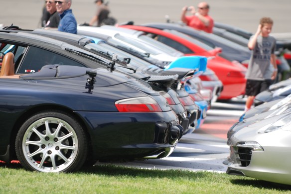 50th anniversary  of the Porsche 911 display_ 3rd row, rear end detail shot_California Festival of Speed_April 6, 2013