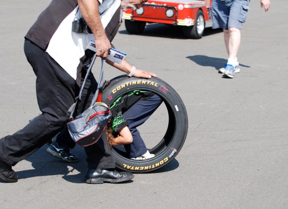 Continental tire thrill ride #3_ garage parking lot_California Festival of Speed_April 6, 2013