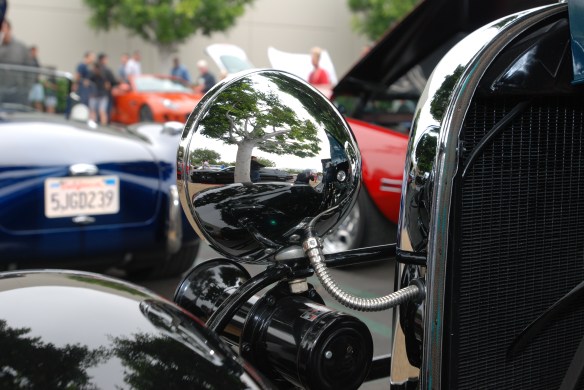 1930's vintage Ford Tudor__headlight reflections_Cars&Coffee/Irvine_May 11, 2013