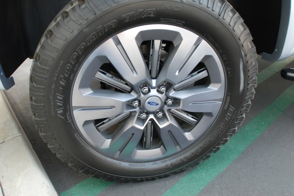 Silver Ford Atlas Concept_passenger side wheel with open shutters_Cars&Coffee/Irvine_April 27, 2013