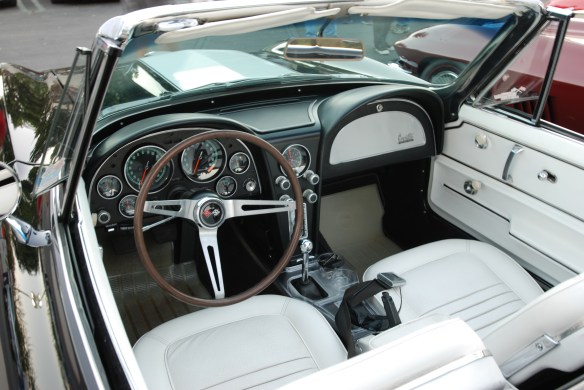 1967 427 Corvette Sting Ray roadster_interior shot_cars&coffee/irvine_10/05/13
