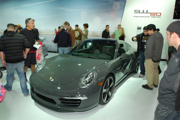 2014, 50th Anniversary Edition Porsche 991_ 3/4 front view_LA Auto show_November 23, 2013 2014, 50th Anniversary Edition Porsche 991_ 3/4 front view_LA Auto show_November 23, 2013