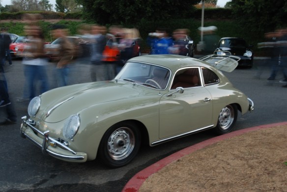 1959 Porsche 356A coupe_3/4 front view time lapse_cars&coffee_December 21, 2013
