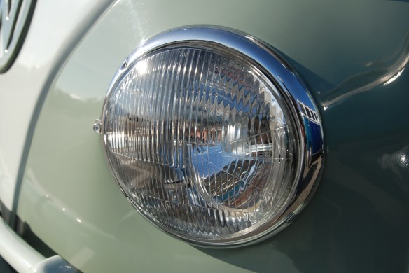 Pale green and cream colored type 2_ pristine headlight & reflections _OCTO Winter meet_Long Beach , CA_February 8, 2014 Pale green and cream colored type 2_ pristine headlight & reflections _OCTO Winter meet_Long Beach , CA_February 8, 2014