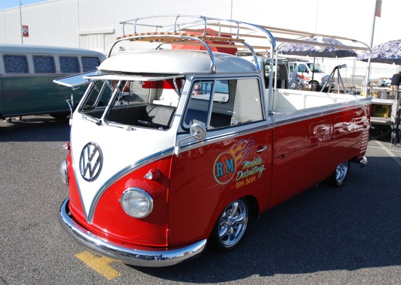 1958 VW Type 2 single cab_3/4 front view_OCTO Winter meet_Long Beach , CA_February 8, 2014 1958 VW Type 2 single cab_3/4 front view_OCTO Winter meet_Long Beach , CA_February 8, 2014