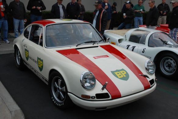 1967 Porsche 911R #001_3/4 front view_cars&coffee/irvine_january 25, 2014