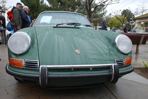 Irish green backdated 1986 Porsche 3.2 911 Carrera_front view_Phoenix Club Car show & Swap_March 3, 2014