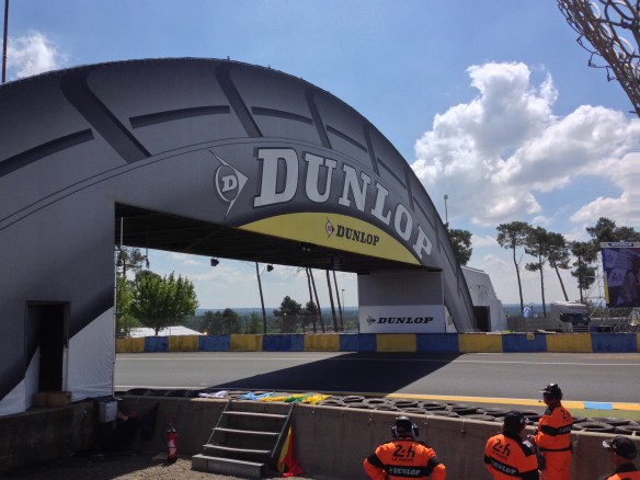 Dunlop Bridge from grandstand side_Le Mans24_June 14, 2014