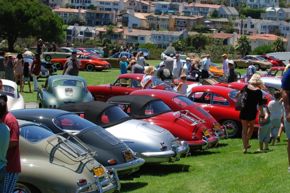 Group shot of concours class winners_ from back row_2014 Dana Point concours_July 20, 2014